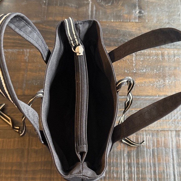 Ralph Lauren Mini Black Tote with White Accents - Picture 6 of 7